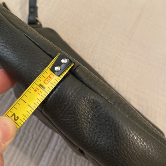 MARGOT Black Leather Crossbody Bag - Picture 8 of 8